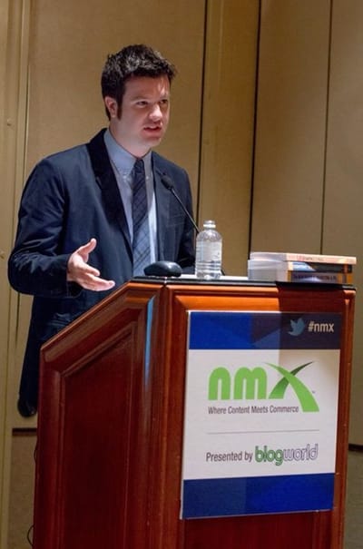 Peter Knox presenting at NMX